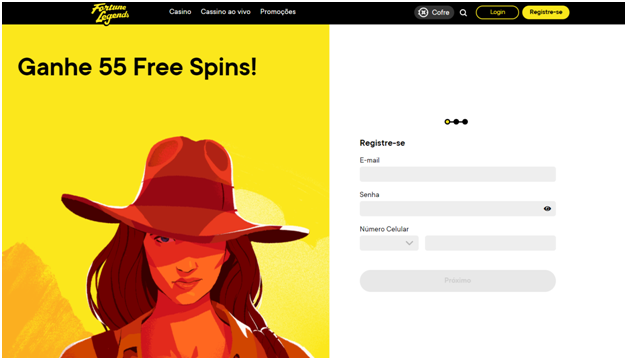 Fortune Legends casino online para apostadores brasileiros
