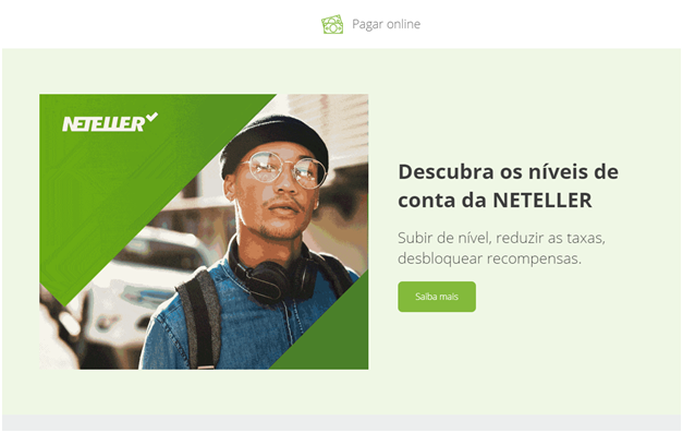 Retirando dinheiro de sua conta NETELLER