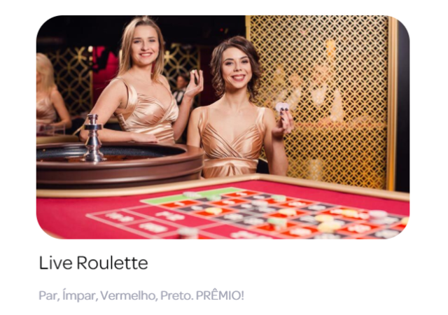 Roleta ao vivo no casino online