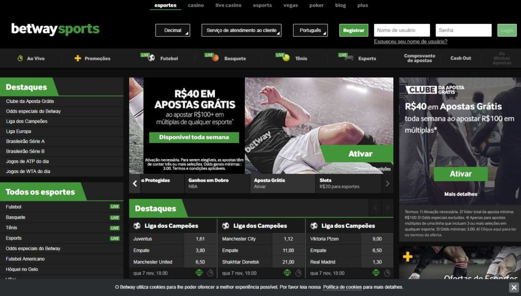 betway casino online