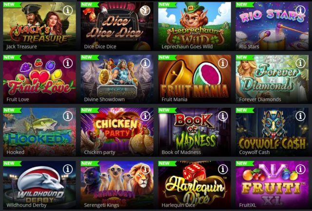 Novos jogos Jaak casino