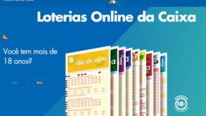 site loterias online está fora do ar