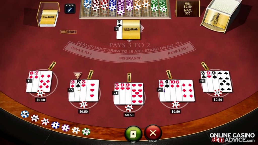 multihand blackjack